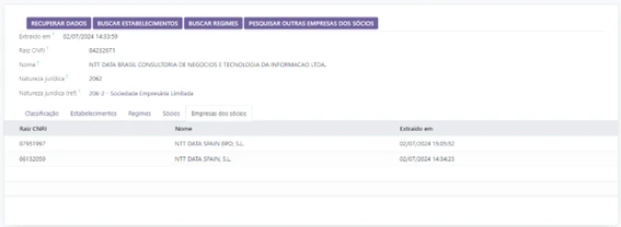 Empresas dos sócios no Áspide Parceiros